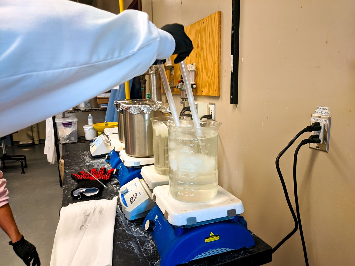 Silk processing — degumming the fibroin