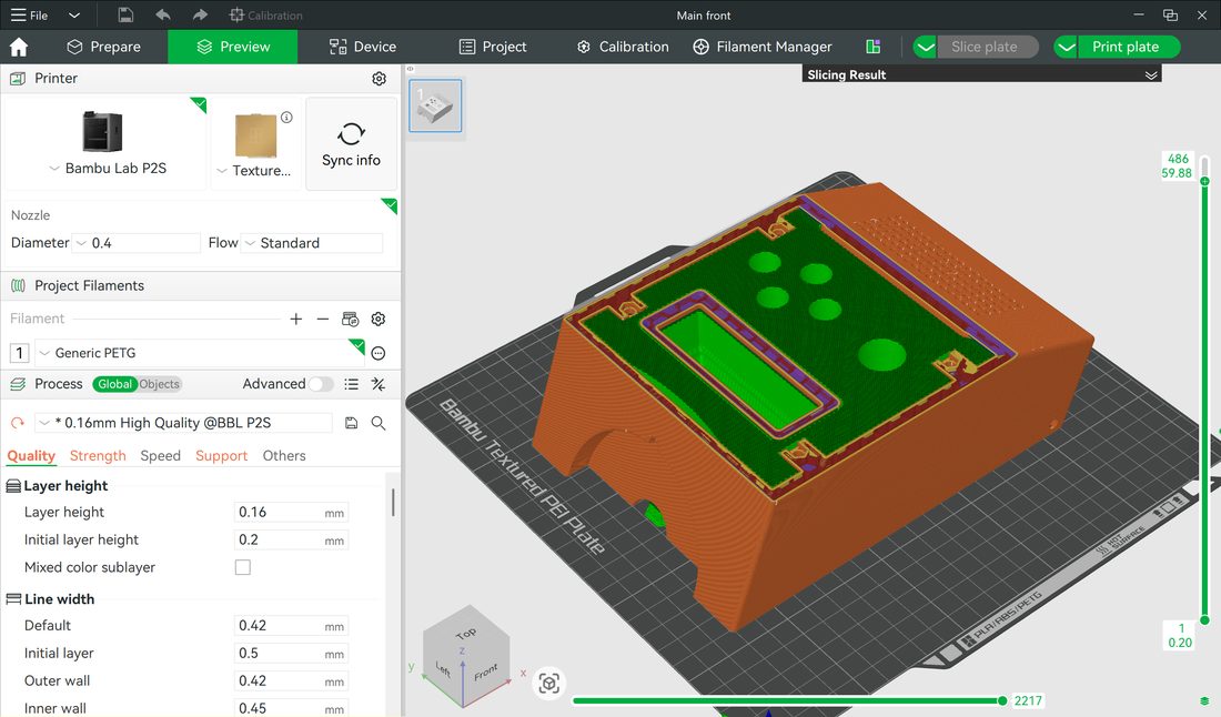 Top support interface raised to 6 layers, so the support lifts off in one piece
