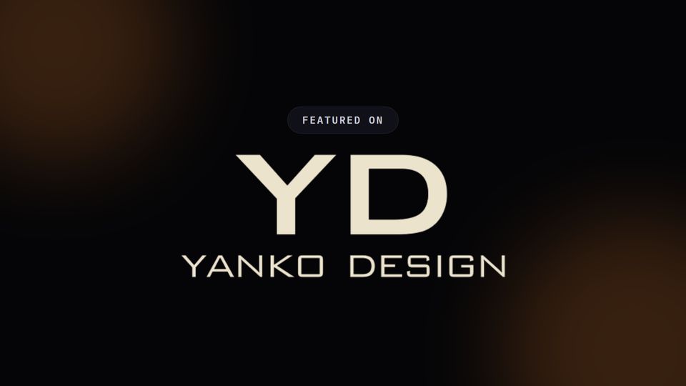 Featured on Yanko Design